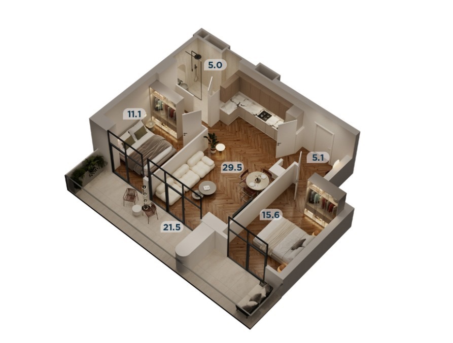 3D აქსონომეტრია — ფოტო 1